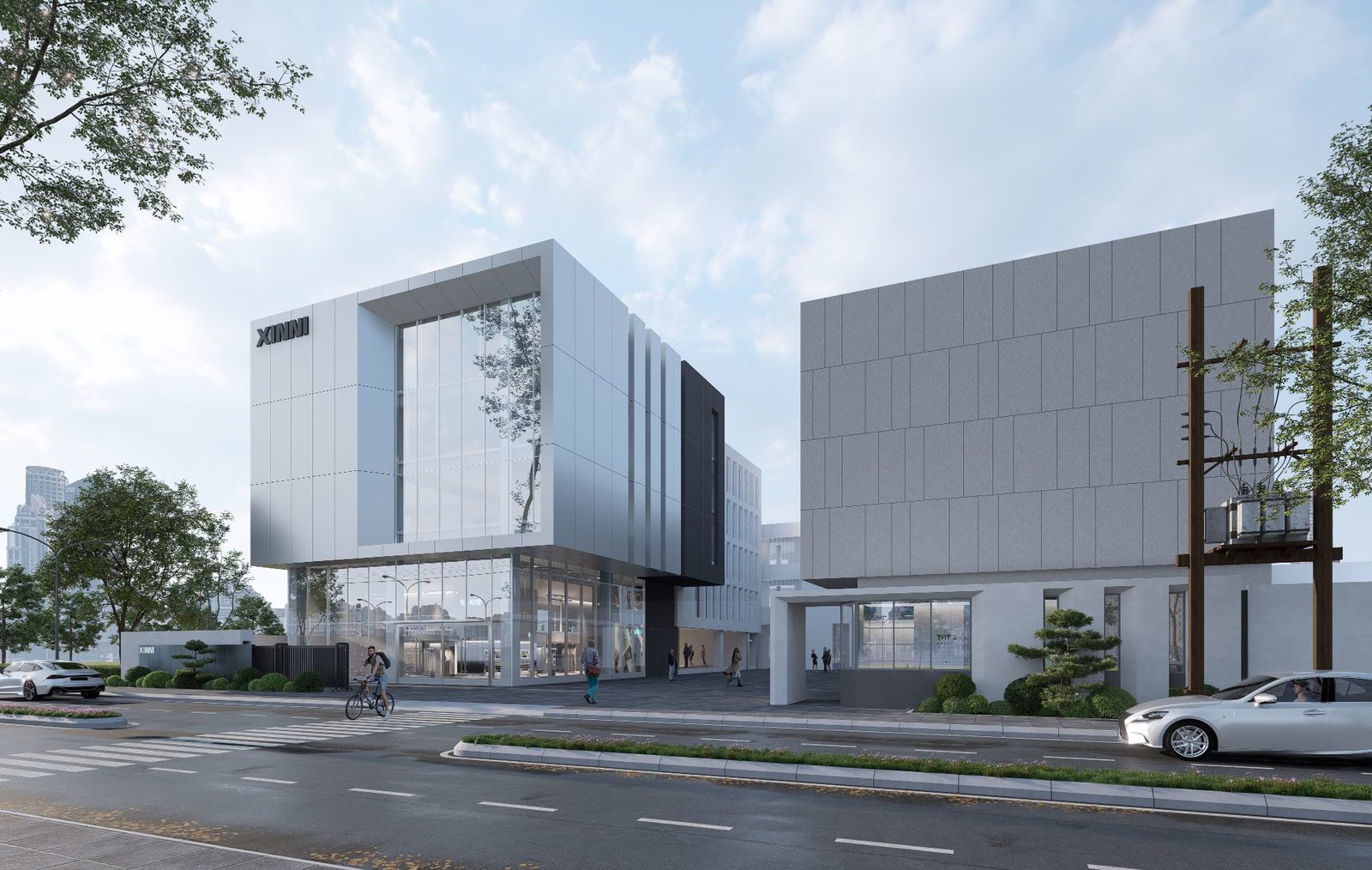 Xinni Textile factory building in Jiangyin
